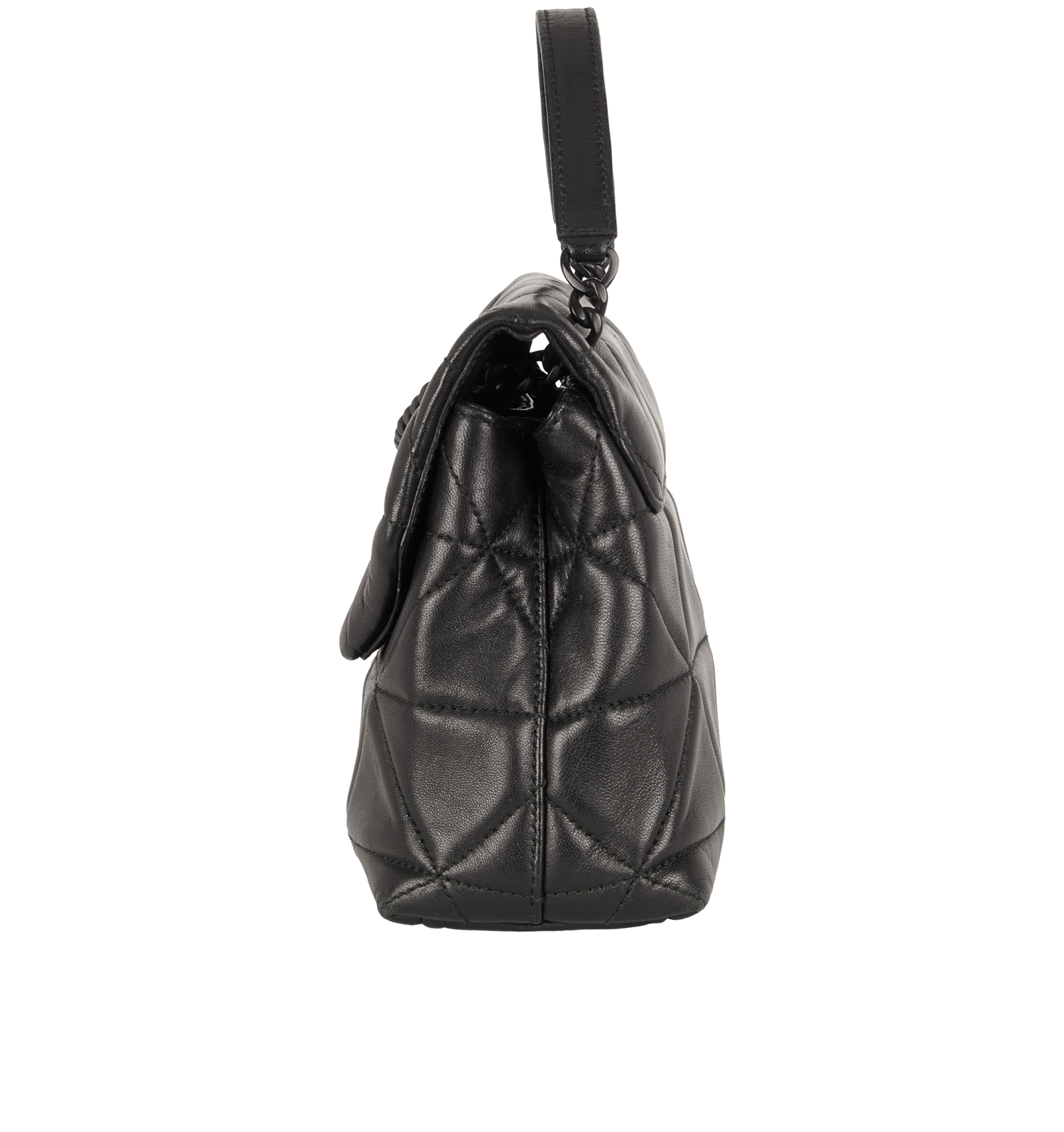 Small Spectrum Bag, &pound;850, Handbags, Black, Leather, Bottom view